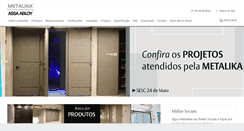 Desktop Screenshot of metalika.com.br